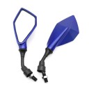 Oglinzi retrovizoare universale pentru motociclete, 2 buc., filet de 10 mm, construcție ABS, lățime 23 cm, unghi reglabil, potrivite 5