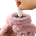 Ohrievací vak 500 ml 15 x 23 cm Kawaii mäkká fľaša na horúcu vodu Prenosný ohrievač rúk brucha krku a ramien do postele 2