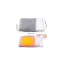Ohřívač nohou 30 x 30 x 2,5 cm USB vyhřívaná měkká podložka s plyšovým povrchem Šedý teplý polštář pro nohy a tělo 2