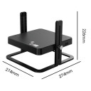 Ohřívací deska pro odchov kuřat s nastavitelnou výškou a sklonem 45-70°C 226 x 274 x 274 mm 220V černá pro líheň a kurník 2