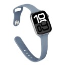Ohut silikoninen ranneke Apple Watch S10 42 mm ja 38 mm 40 mm 41 mm Kevyt hengittävä pehmeä varaosa yhteensopiva useiden mallien 25