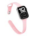 Ohut silikoninen ranneke Apple Watch S10 42 mm ja 38 mm 40 mm 41 mm Kevyt hengittävä pehmeä varaosa yhteensopiva useiden mallien 23