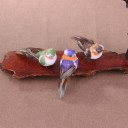 Oiseaux décoratifs 12 pcs 3
