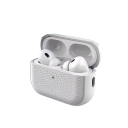 Ojedinelé puzdro z ličiovej kože pre Apple AirPods Pro 2 s karabínou, ochrana proti prachu a poškriabaniu, podporuje bezdrôtové 2