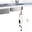 Okamžitý elektrický ohřívač vody 220V 3000W-5500W IPX4 Přenosný mini ohřívač pro kuchyň a koupelnu EU zástrčka 190x75 mm 2