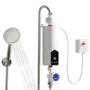 Okamžitý elektrický ohřívač vody 220V 3000W-5500W IPX4 Přenosný mini ohřívač pro kuchyň a koupelnu EU zástrčka 190x75 mm 3