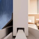 Okenní vodní zábrana 1 m x 5.5 cm Černý gumový pás 135° proti dešti Samolepicí ochranná lišta pro posuvná okna a dveře 2