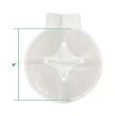 Okluzivní hrudní obvaz s ventilovým těsněním 15,2 cm sterilní transparentní záchranný obvaz pro první pomoc při traumatu hrudníku 2