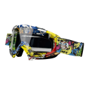 Okulary ochronne motocyklowe z przezroczystym szkłem 18 x 11 cm Okulary wiatroszczelne motocyklowe Okulary pyłoszczelne do jazdy samochodem i uprawiania sportów na świeżym powietrzu 4