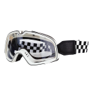 Okulary ochronne motocyklowe z przezroczystym szkłem PC filtr UV 20 x 9 cm Okulary motocyklowe chroniące przed wiatrem i kurzem Ochrona oczu podczas jazdy 2