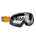 Okulary ochronne motocyklowe z przezroczystym szkłem PC filtr UV 20 x 9 cm Okulary motocyklowe chroniące przed wiatrem i kurzem Ochrona oczu podczas jazdy 3