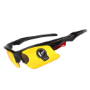 Okulary przeciwsłoneczne do jazdy na rowerze i jazdy samochodem 7,1 x 4,1 cm Czarne okulary sportowe Lekka oprawka Akcesoria rowerowe 3