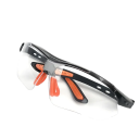 Okulary rowerowe chroniące przed wiatrem, deszczem i kurzem Szerokość 135 mm Wysokość 43 mm Okulary sportowe ochronne do jazdy na rowerze Oprawka plastikowa i wytrzymałe soczewki 3