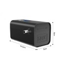 Olejové čerpadlo na přečerpávání paliva a oleje s vestavěnou baterií 4500 mAh a hadicemi 12 V 60 W tělo z ABS pro auta motorky a lodě 4