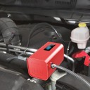 Olejové čerpadlo na přečerpávání paliva a oleje s vestavěnou baterií 4500 mAh a hadicemi 12 V 60 W tělo z ABS pro auta motorky a lodě 7