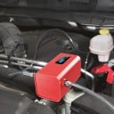 Olejové čerpadlo na prečerpávanie paliva a oleja s vstavanou batériou 4500 mAh a hadicami 12 V 60 W telo z ABS pre autá motocykle a lode 7