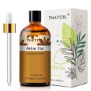 Óleo essencial 100 ml com conta-gotas de vidro Aromaterapia Óleo aromático para difusor Fragrância natural Relaxamento Uso doméstico Conta-gotas 23