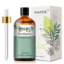Óleo essencial 100 ml com conta-gotas de vidro Aromaterapia Óleo aromático para difusor Fragrância natural Relaxamento Uso doméstico Conta-gotas 1