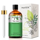 Óleo essencial 100 ml com conta-gotas de vidro Aromaterapia Óleo aromático para difusor Fragrância natural Relaxamento Uso doméstico Conta-gotas 6