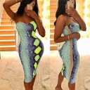 Olkaimeton bandeau-mekko 1