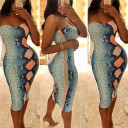 Olkaimeton bandeau-mekko 3