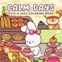 Omalovánky Calm Days 20 × 20 cm motivi di pasticceria adorabili libro da colorare per bambini e adulti 1