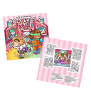 Omalovánky Cozy Eras 2 Roller Rink 20 × 20 cm roztomilé ilustrace barevný retro motiv kolečkové bruslení vybarvování 2