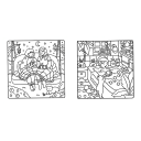 Omalovánky cozy girl a přátelé jednoduché kreslení pro děti i dospělé 24 stran 20 x 20 cm procvičení motoriky relaxační kniha 3