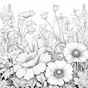 Omalovánky Idylka venkov 20 x 20 cm detailní papírové ilustrace s motivem domu a zahrady pro děti i dospělé 3