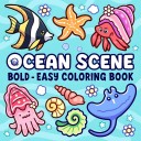 Omalovánky oceánske motivy pre deti 20 × 20 cm 24 strán jednoduché ilustrácie farebný podmorský svet vyfarbovanie 1