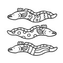 Omalovánky oceánské motivy pro děti 20 × 20 cm 24 stránek jednoduché ilustrace barevný podmořský svět vybarvování 3