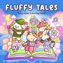 Omalovánky pro děti pohádkový motiv Fluffy Tales 20 x 20 cm jednoduché kreslení roztomilé ilustrace pro volný čas 1