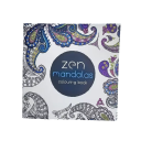 Omalovánky pro dospělé mandaly květinové zahrady 18 x 18 cm papírová kniha vícebarevná relaxační vybarvování proti stresu 1