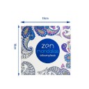 Omalovánky pro dospělé mandaly květinové zahrady 18 x 18 cm papírová kniha vícebarevná relaxační vybarvování proti stresu 2