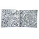 Omalovánky pro dospělé mandaly květinové zahrady 18 x 18 cm papírová kniha vícebarevná relaxační vybarvování proti stresu 4