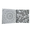 Omalovánky pro dospělé mandaly květinové zahrady 18 x 18 cm papírová kniha vícebarevná relaxační vybarvování proti stresu 5