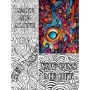 Omalovánky s citáty a mandalami 28,5 × 20,1 cm jednostranné stránky relaxační kniha s pozitivními i výraznými texty pro dospělé 2