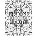 Omalovánky s citáty a mandalami 28,5 × 20,1 cm jednostranné stránky relaxační kniha s pozitivními i výraznými texty pro dospělé 4