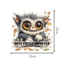 Omalovánky s motivem roztomilých monster detailní ilustrace 20 x 20 cm 20 jednostranných stran papírové vybarvování pro dospělé 6