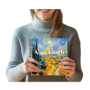 Omalovánky Van Gogh detailní ilustrace 30 listů 21 × 21 cm spirálová vazba vícebarevné kresby pro děti i dospělé relaxační tvoření 5