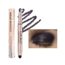 Ombre à paupières crémeuse scintillante Crayon à paupières crémeux avec applicateur Crayon ultra pigmenté Résistant à l'eau 12