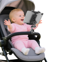 Omdrejelig vægmonteret holder til tablet og telefon til løbebånd, barnevogn, motionscykel, cykel 360° tabletstand 6