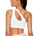 One Shoulder Sports Bra Sports Top for Exercise Sports Bra with Push Up Effect 2