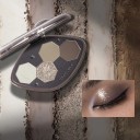Oogschaduw palette 4 kleuren Fijn gemalen zonder fall-out Soft focus matte en glanzende afwerking Luxe langdurige make-up 3