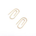 Oorbellen met paperclip voor dames 5