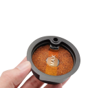 Opakovaná použitelná silikonová kávová kapsula 180 ml pre Tassimo Bosch 7,4 x 3 cm s lyžičkou Ekologická náhrada jednorazových kapsúl 3