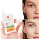 Opalovací krém na tvár SPF 50+ s vysokou UV ochranou hydratačný fluid 2v1 50 ml ľahká vodová textura pre mastnú aknóznu aj zmiešanú pleť 3