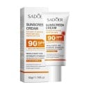 Opalovací krém SPF 90+ UVA a UVB ochrana 50 g s aloe a vitamínom E na tvár aj telo vodoodolný regeneračný krém blokátor slnečného žiarenia 1