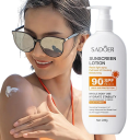 Opalovací krém SPF90 PA++++ s aloe vera a vitamínom E 220 g UVA i UVB ochrana proti starnutiu pre celé telo i tvár všetky typy pleti 5