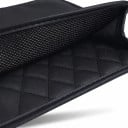 Opbergzak voor autostoel Universele Organizer met voorvak 25,5 x 25 cm Kunstleer Gequilt Zwart Voor rugleuning en console 5